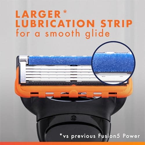 Gillette Fusion5 Power Razor Blade Refills for Men, 8 Count, with Precision Trimmer — view 7