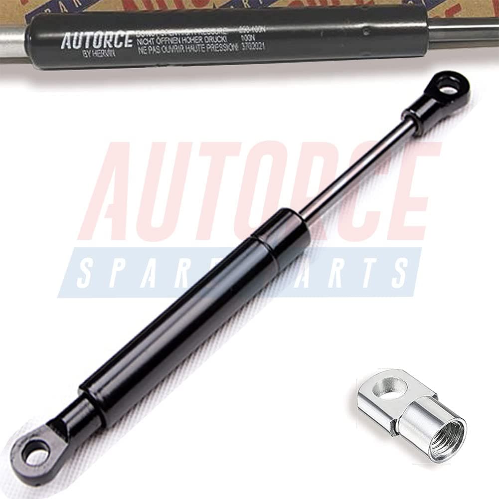 Universal Gas Struts Springs Heavy Duty Shock Absorber With EYELET Heads Force From 100N to 2000N, Open Length From 150MM to 1000MM AUTORCE Lift Support System (100 (N), 200MM) — view 4