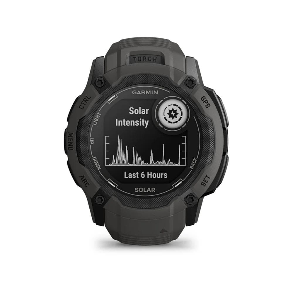 Garmin Instinct 2X Solar, Reloj Inteligente con GPS Resistente al Agua, Carga Solar, Funciones Deportivas, Pulsioximetría, Puntuación de Sueño y Notificaciones del Smartphone, Negro