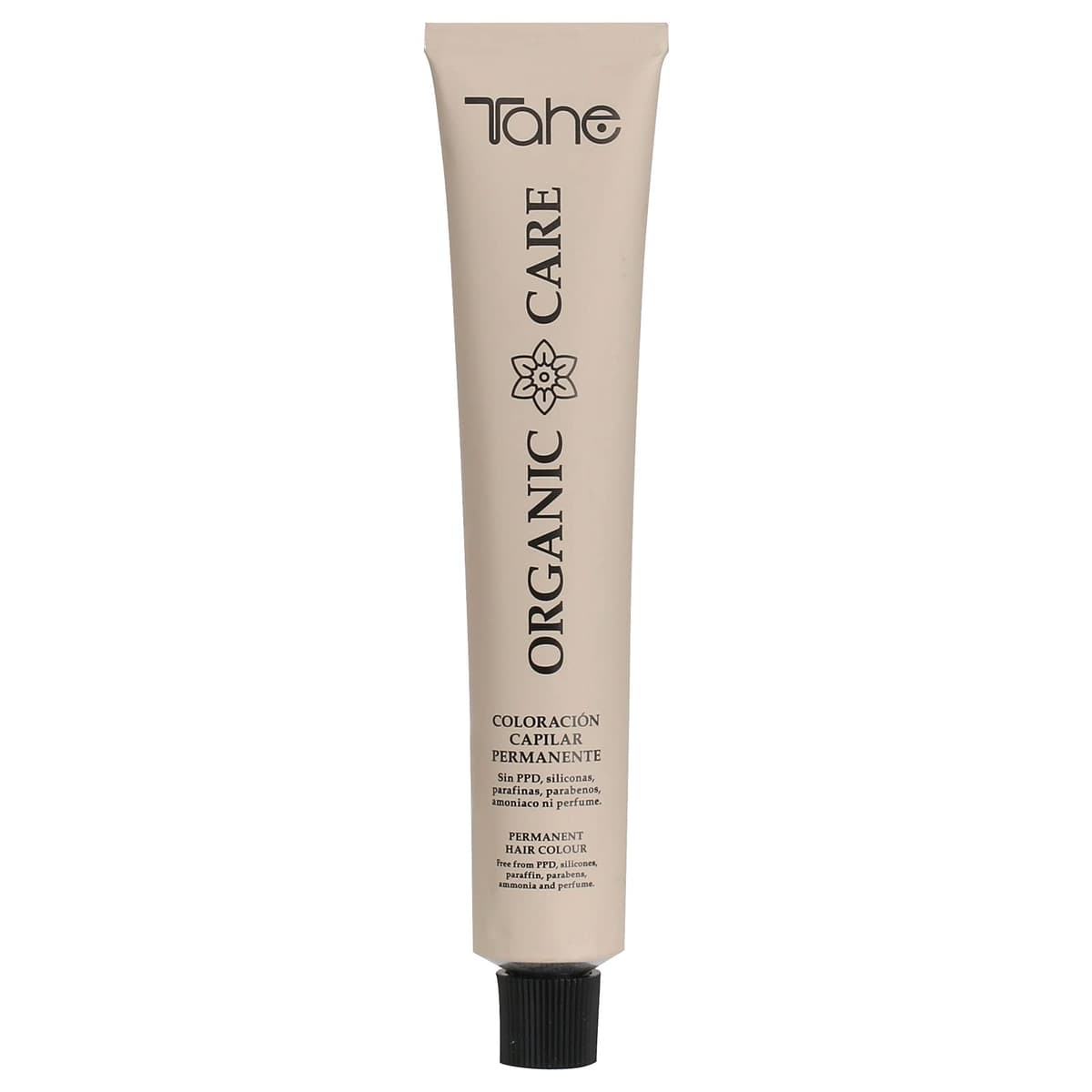 Tahe Organic Care Tinte Orgánico Permanente para el cabello de larga duración Sin Amoniaco, 100 ml, Tono 7 Rubio Medio