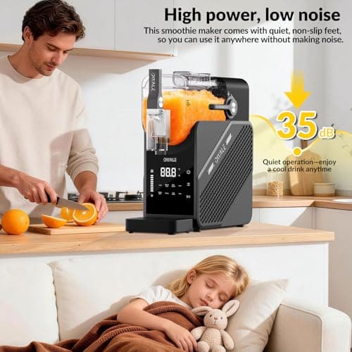 Slushy Machine 88 oz, 7-in-1 Slushie Machine for Home, Professional Frozen Drink Maker with LED Display, Auto-Clean, No Ice Needed, for Frozen Drinks & Desserts, for Home & Parties — view 4