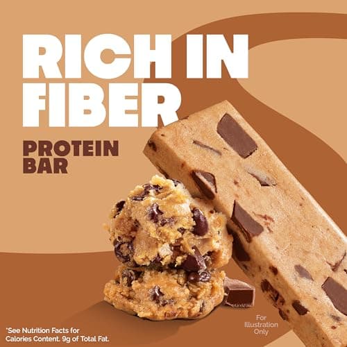 Quest Nutrition Chocolate Chip Cookie Dough Protein Bars, High Protein, Low Carb, Gluten Free, Keto Friendly, 12 Count — view 3