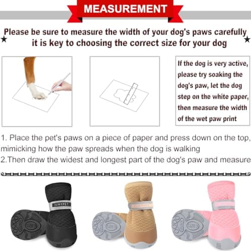 QUMY 4PCS Dog Shoes for Small Dogs, Hot Pavement Summer Puppy Dog Boots & Paw Protectors with Soft Anti-Slip Rubber Sole, Mesh Breathable Dog Booties for Hardfloors, Walking Running Pink Size 2