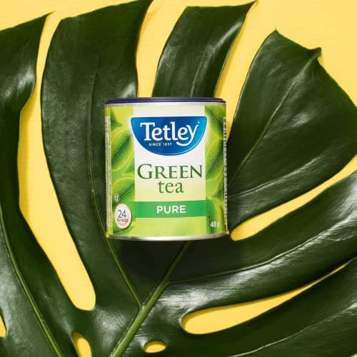 Tetley Pure Green Tea, Herbal Tea - 24 Tea Bags, 48 Grams, Contains Caffeine — view 2