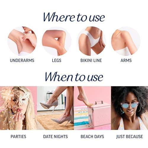 Veet Sensitive Skin Hair Removal Cream For Women, Painless Bikini Hair Removal Gel, Dermatologically Tested Depilatory Cream For Bikini Line, Legs, Arms, Underarms, 13.5 FL OZ Pump Bottle with Tool — view 3