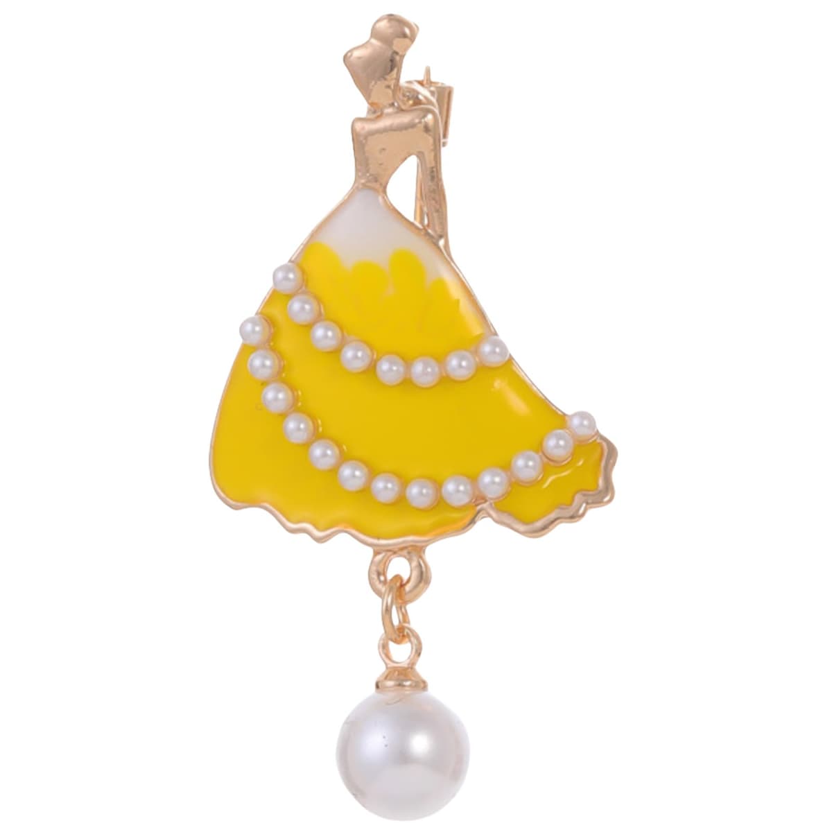 FAIRYGATE Gold Pin for Dress Brooch Crystal Pins Badge Enamel Lapel Brooches for Women Jewelry Decoration for Birthday Dating Party Anniversary UC31 — view 9