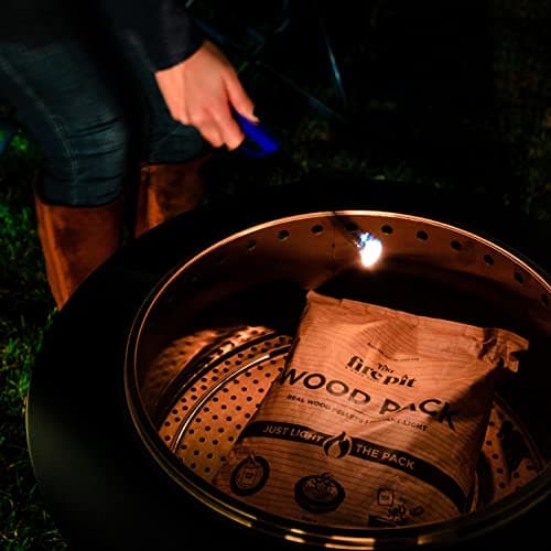 TIKI Wood Pellet Pack – 4-Pack Wood Pellets for Smokeless Fire Pits, Easy-to-Use Fire Pit Fuel for Outdoor Heating & Camping, 30+ Minute Full Flame Fire, Made in The USA — view 2