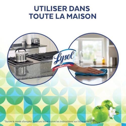 Lysol All Purpose Cleaner Trigger Spray, Green Apple Scent, 650 mL — view 6