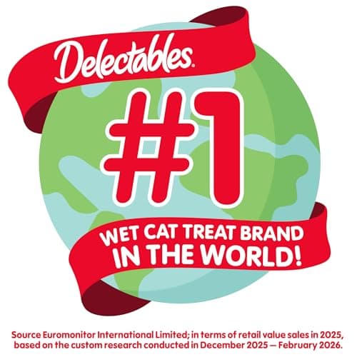 Delectables Lickable Treat Bisque Wet Cat Treat with Real Tuna, Food Topper, Hydrating, Grain-Free, No Fillers, By-Products, Added Preservatives, 1.4oz Pouch, 12ct — view 8