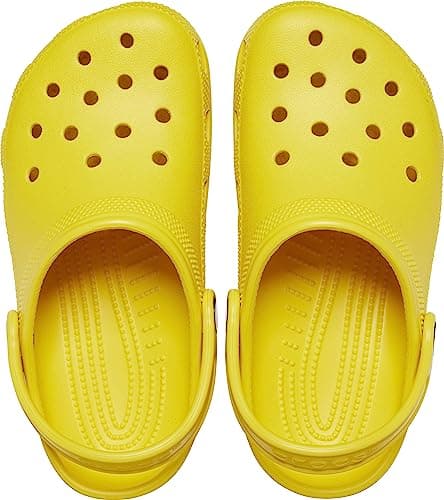 Crocs Unisex-Child Classic Clogs, Sunflower, 3 Little Kid — view 3