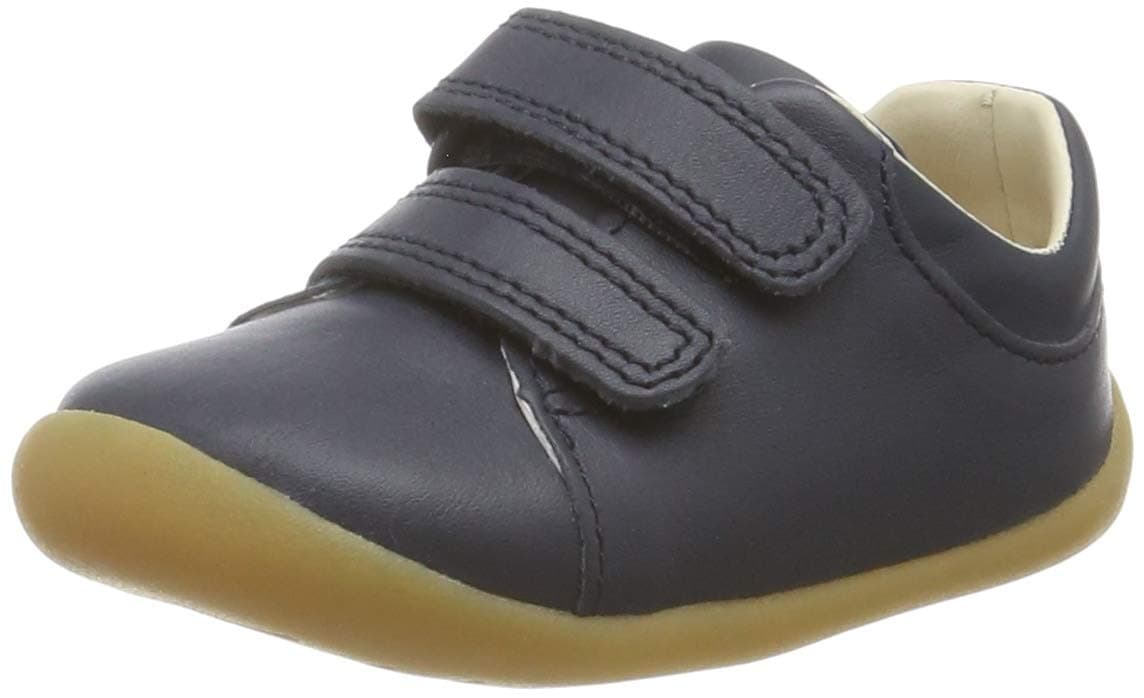 Clarks Boy's Toddler Roamer Craft Sneakers | Premium Leather | Riptape Fastening | Flexible Rubber Sole | Wide Fit Available — view 5