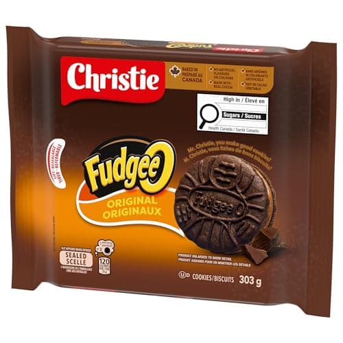 Fudgee-O Chocolatey Creme Filled Sandwich Cookies, 303 g, Baked in Canada — view 11