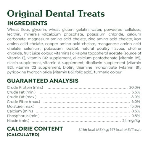 GREENIES Dog Treats Original Regular Natural Dental Care, (36 Treats) 36 oz. Pack — view 9