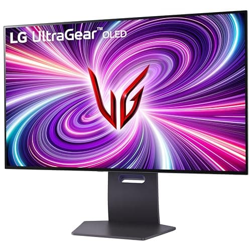 LG 32GS95UE-B 32'' Ultragear™ OLED Gaming Monitor with UHD Display Dual Mode 240Hz, 480Hz 0.03ms G-SYNC, FreeSync Premium Pro, HDR400 True Black, HDMI 2.1, Anti-Glare Tilt/Height/Swivel Stand — view 11