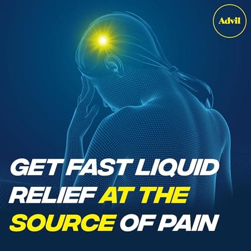 Advil Liqui-Gels Pain Reliever and Fever Reducer, Pain Medicine for Adults with Ibuprofen 200mg for Headache, Backache, Menstrual Pain and Joint Pain Relief - 50x2 Liquid Filled Capsules — view 3