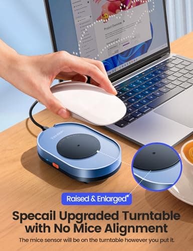 Vaydeer Undetectable Mouse Mover, M4 Mouse Jiggler Device with ON/Off Switch, Driver-Free Shaker Wiggler Mouse Movement Simulation for Computer Awakening, Gift Ideal for Men/Women — view 2