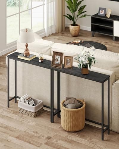VASAGLE 31.5" Console Table, Narrow Behind Couch Table, 1 Tier — view 5