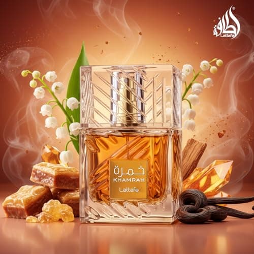 Lattafa Khamrah - Vanilla, Warm Spicy, Amber, Cinnamon - Eau de Parfum Long-Lasting Fragrance for Unisex, 3.40 Ounce / 100 ml — view 4