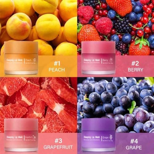 Sleeping lip mask, Nourish & Hydrate Lip Mask With Vitamin C, Antioxidants, Lip Balm, Lip Skin Care, Improve Lip Color, Reduce Lip Lines — view 5