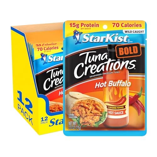 StarKist Tuna Creations BOLD Hot Buffalo, 2.6oz Pouch, 12-Pack