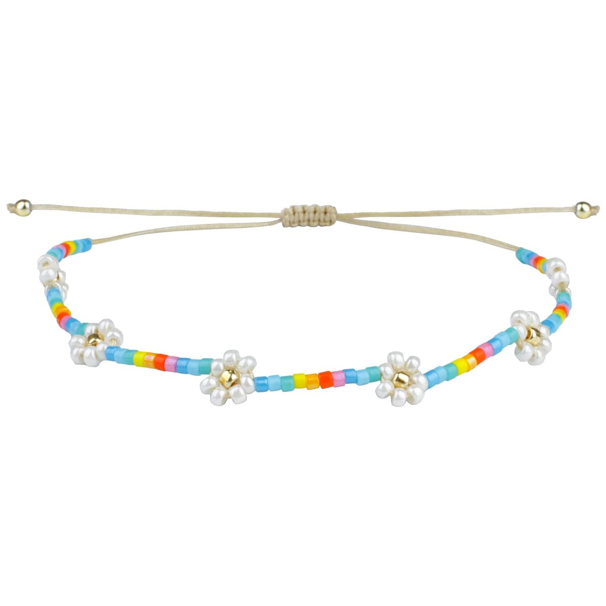 KELITCH Pulseras Amistad con Cuentas Concha Cristal Color Bohemio Pulsera Hecha A Mano Brazaletes Joyería para Mujer
