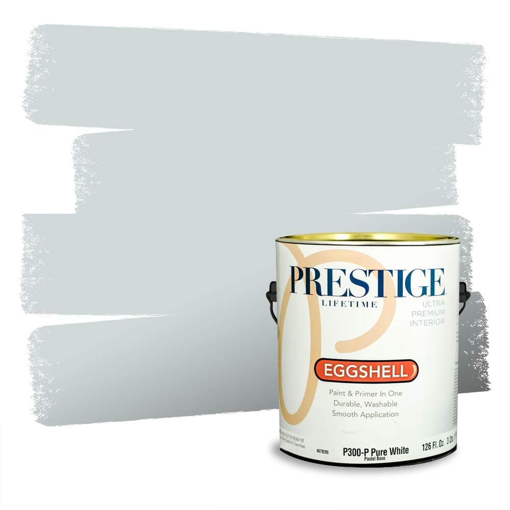 PRESTIGE Paints Interior Paint and Primer In One, 1-Gallon, Semi-Gloss, Comparable Match of Valspar* Dewdrop* — view 508