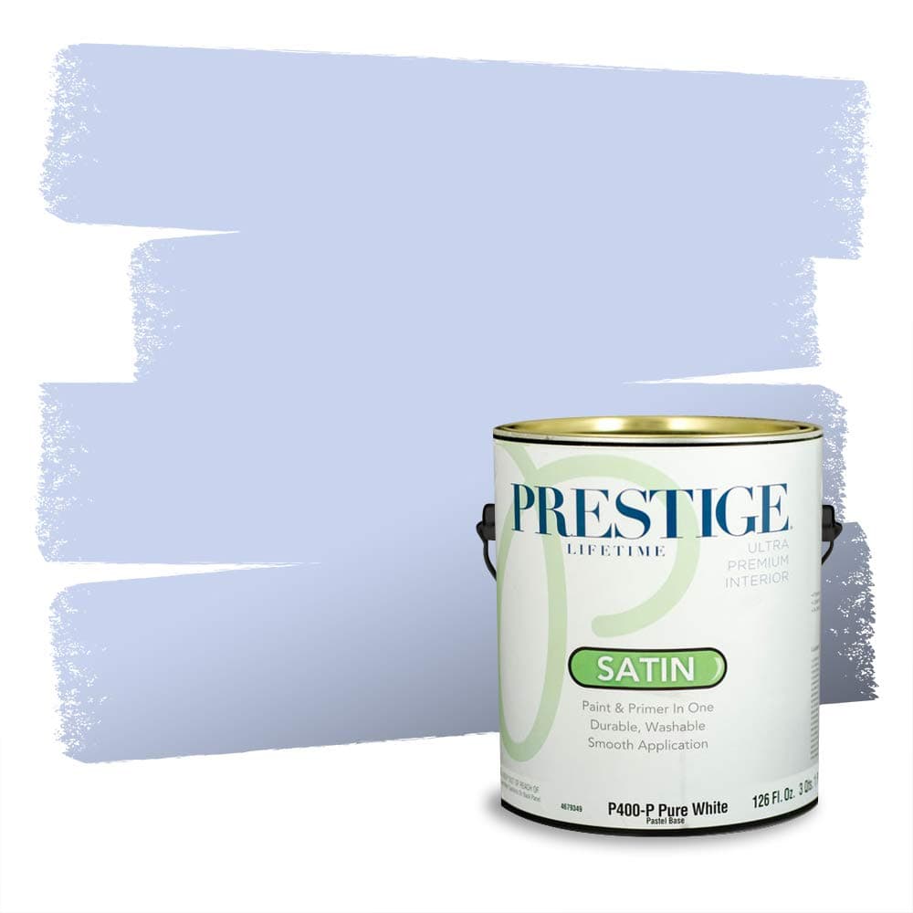 PRESTIGE Paints Interior Paint and Primer In One, 1-Gallon, Semi-Gloss, Comparable Match of Valspar* Dewdrop* — view 311
