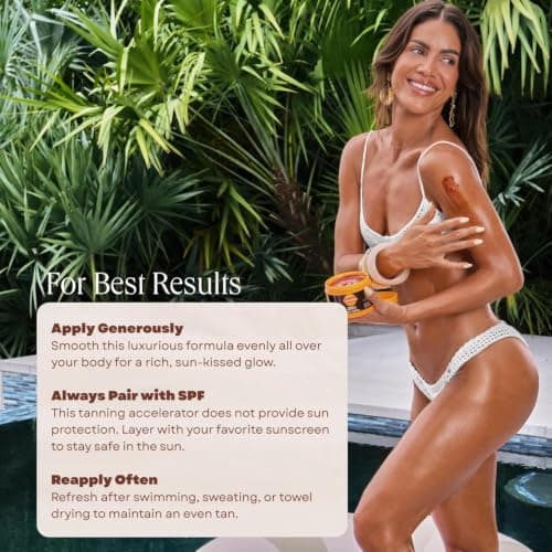 Carroten Intensive Tanning Gel | Browning Tan Accelerator | Non-Greasy, Water-Resistant with Carrot and Coconut Oil | Vitamin A & E For Moisture & Hydration | Made in Greece | 5 Fl Oz — view 2