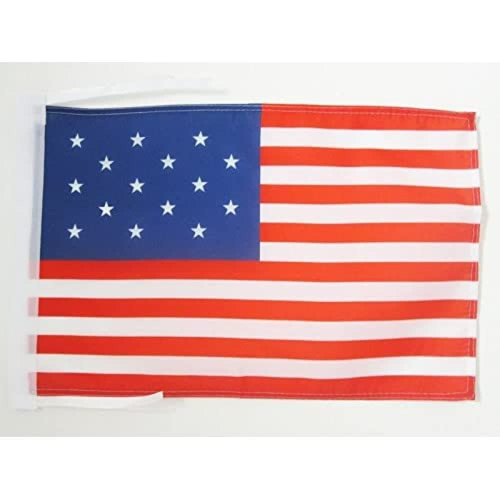 AZ FLAG Bandera de ESPAÑA SIN Armas 45x30cm - BANDERINA ESPAÑOLA SIN Escudo 30 x 45 cm cordeles — view 448