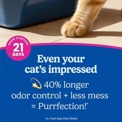 Fresh Step Advanced Clean Paws Multi Cat Clumping Litter with Febreze Freshness, Low Tracking, 18.5 lb. Box, Pack of 2 — view 2