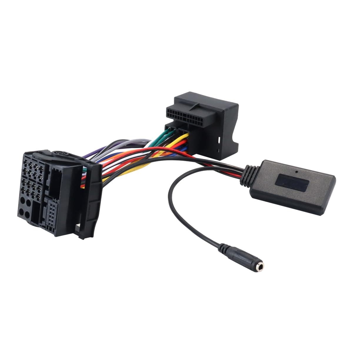 Ubric Adaptador Bluetooth 5.0 AUX IN, 12 Pines Manos Libres para Coche, estéreo, Bluetooth, Cable de música con micrófono para CD30 CDC40 CD70 DVD90 — view 3