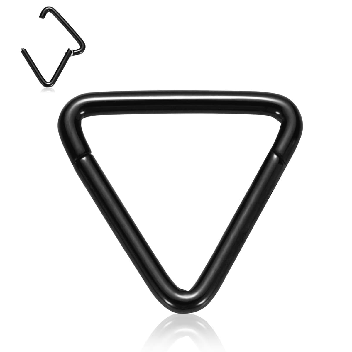hengkaixuan Teardrop Daith Earrings Septum Jewellery Nose Hoop Ring Surgical Steel Daith Rook Tragus Piercing Jewellery Septum Clicker Ring Small Hoop Earring — view 23