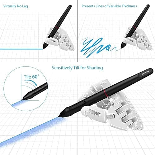 15.6" Drawing Tablet with Screen XPPen Artist 15.6 Pro Tilt Support Graphics Tablet Full-Laminated Red Dial (120% sRGB) Drawing Monitor Display 8192 Levels Pressure Sensitive & 8 Shortcut Keys — view 5