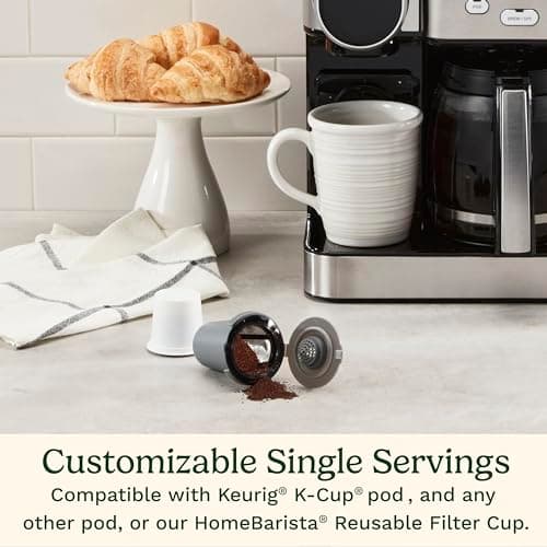 Cuisinart 12-Cup Coffee Maker, Single-Serve Brewer Glass Carafe, Automatic Hot & Iced Coffee Machine, Brew Strength Control and Pause, SS-16, Stainless Steel — view 5