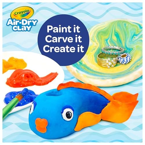 Crayola Air Dry Clay (5lbs), Teacher Supplies, Natural White Modeling Clay for Kids, Sculpting Material, Bulk Craft Supplies for Art Classrooms — view 5