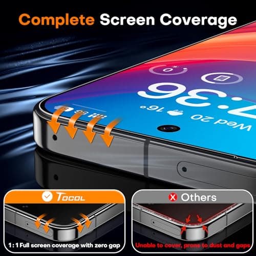 TOCOL for Pixel 10 Pro XL Screen Protector, Clear — view 4