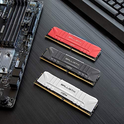 Crucial Ballistix 3200 MHz DDR4 DRAM Desktop Gaming Memory Kit 32GB (16GBx2) CL16 BL2K16G32C16U4B (BLACK) — view 2