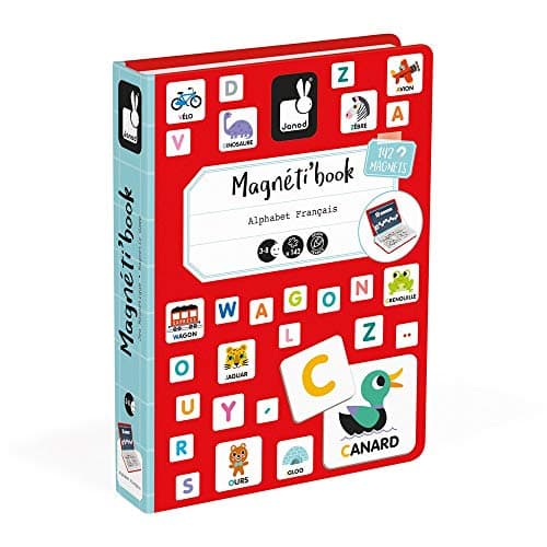 Janod • Magneti’Book French Alphabet • 3 to 8 Years • Educational Magnetic Games Toy for Kids Toddler Children • J02711 — view 3