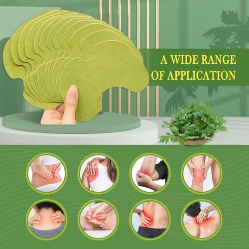 72PCS Knee Patches - Warming Herbal Patches for Knee Patch, Wormwood Extract Sticker for Knee,Shoulder,Neck,Back — view 5