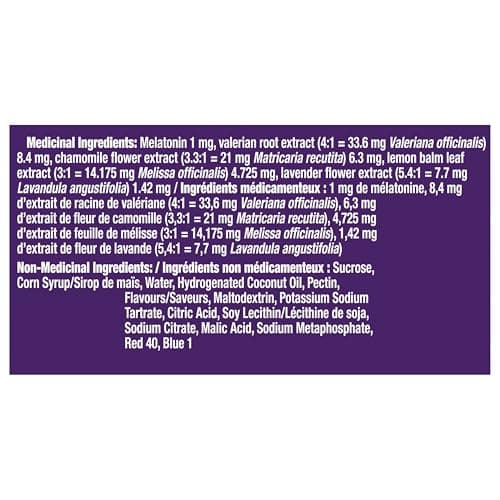 Vicks ZzzQuil PURE Zzzs Melatonin Sleep Aid Gummies with Chamomile, Lavender, & Valerian Root, 1mg per gummy, 24 Count — view 15