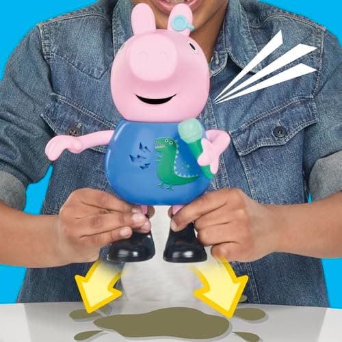 Peppa Pig Joke & Sing George 8-Inch Figure, Musical Toy with 50+ Sounds and Songs, Preschool Toys for Girls and Boys Ages 3+ (English Version) — view 5