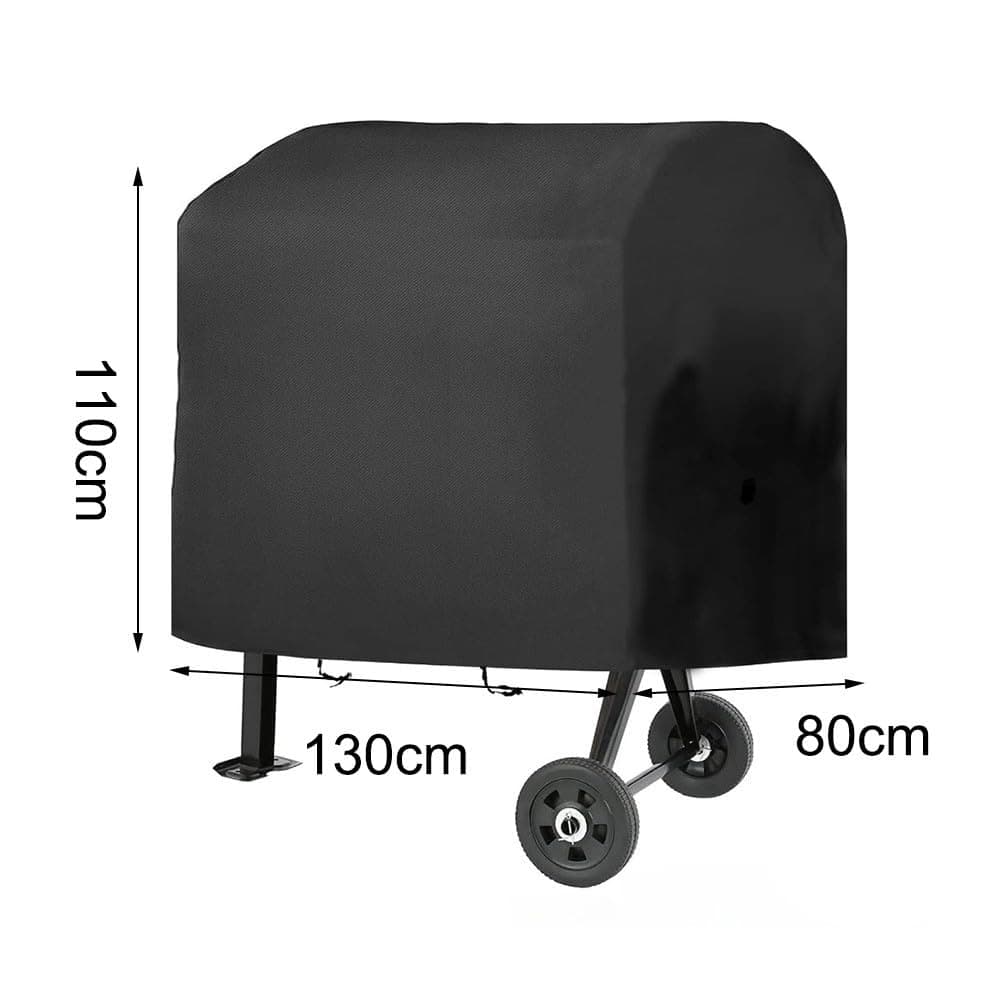 Funda para hormigonera, 130 x 80 x 110 cm, exterior, para protección, impermeable y resistente al polvo, tela Oxford 210D/420D, color negro — view 4