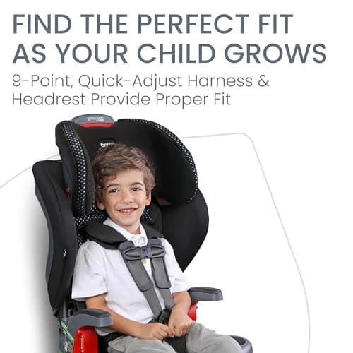 Britax Grow with You ClickTight Harness-2-Booster Car Seat, Cool Flow Gray — view 6