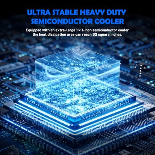 Fclvd Phone Cooler for Gaming – Fast Cooling Semiconductor Cell Phone Fan with Low Noise, Portable & Adjustable Phone Cooling Fan Compatible with iPhone & Android — view 5