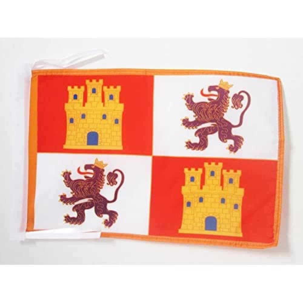 AZ FLAG Bandera de ESPAÑA SIN Armas 45x30cm - BANDERINA ESPAÑOLA SIN Escudo 30 x 45 cm cordeles — view 46