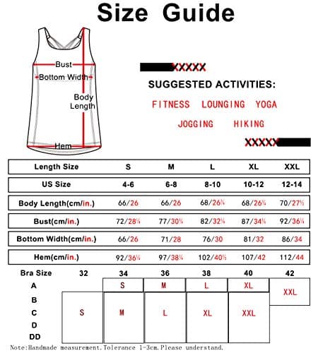 icyzone Yoga Tops Workouts Clothes Activewear Built in Bra Tank Tops for Women (M, Black) — view 6