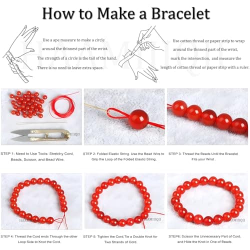 HAAMIIQII 60pcs 6mm 7 Chakra Natural Stone Beads Polished Round Loose Gemstone Beads for Jewelry Making Strand 15 Inch — view 7