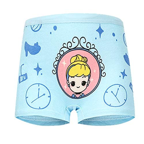 JackLoveBriefs Girls Soft Cotton Underwear with 12 Packs Baby Panties Assorted Briefs(Multicolor, M)