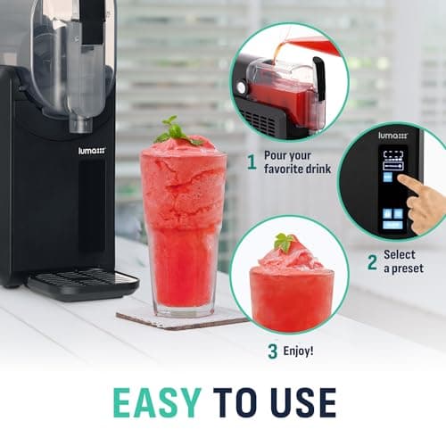 Luma® by Newair Slushie Machine for Home | 88 Oz Frozen Drink Maker No Ice Needed | Dishwasher Safe Slushie Maker for Margaritas, Slushies & Frappés — view 3