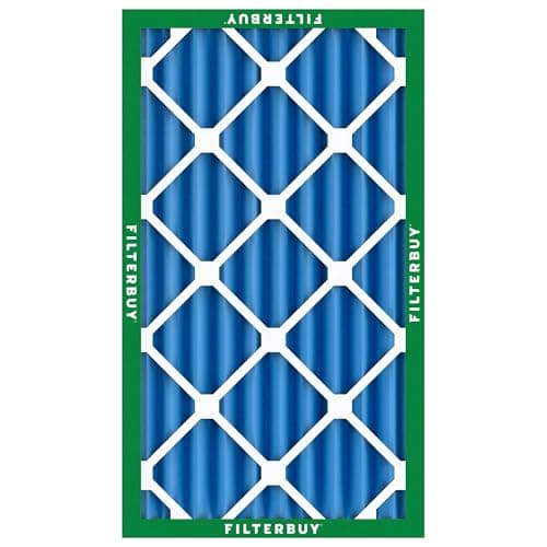 Filterbuy 16x25x4 Air Filter MERV 13 Optimal Smoke & Allergy Defense (2-Pack), Electrostatic Pleated HVAC AC Furnace Filters Replacement, Made in USA (Actual Size: 15.50 x 24.50 x 3.63) — view 7